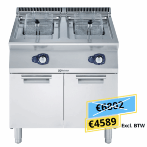 Electrolux E7FREH2GF0 elektrische Friteuse 2x15L
